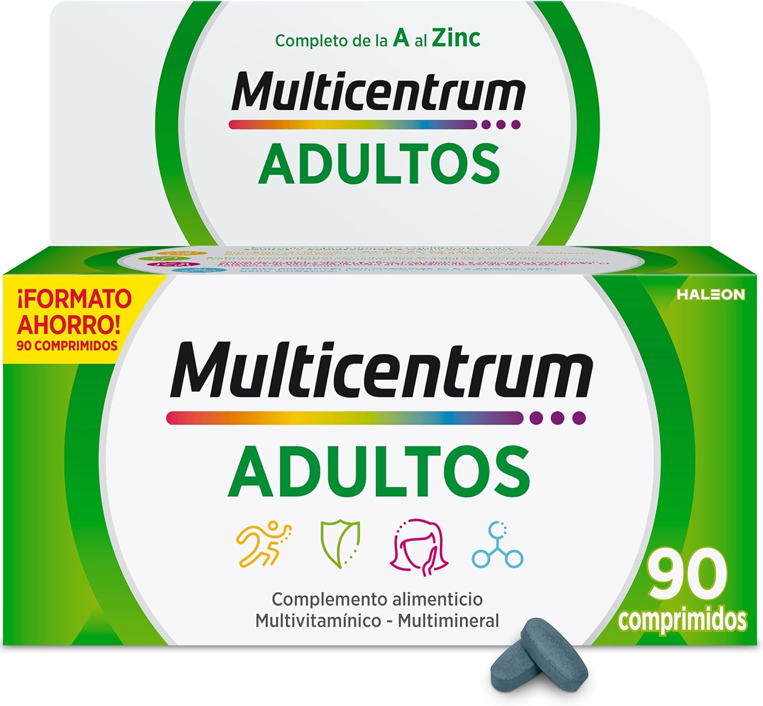 Multicentrum para adultos y adolescentes 90 comprimidos – 42% descuento Amazon España