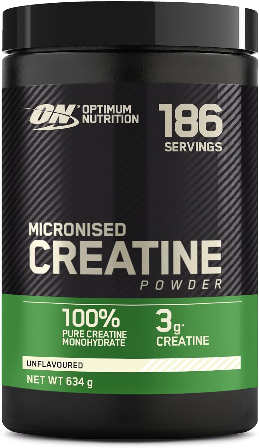 Optimum Nutrition Creatina monohidrato 634 g, 186 servicios – 32% descuento Amazon España